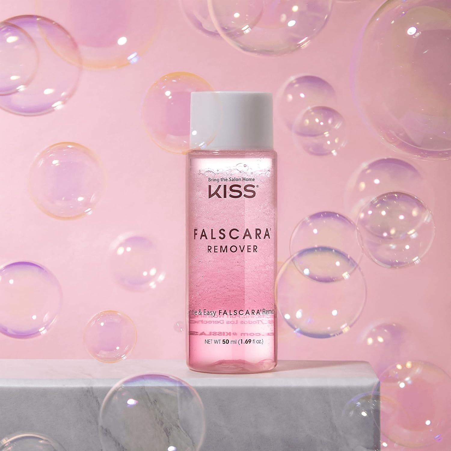 KISS Falscara DIY Eyelash Extension Remover with Natural Rosewater – Gentle Soothing Nourishing Eye Cleanser for Removal of Artificial False Synthetic Eyelashes, Lash Wisps, and Bond & Seal Adhesive - Image 5
