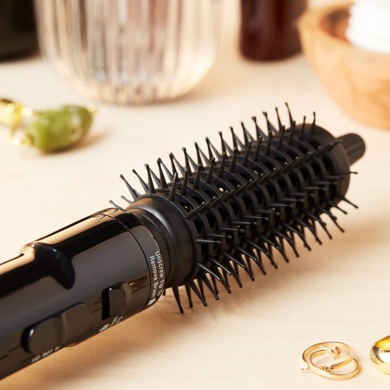 HOT TOOLS Pro Artist Hot Air Styling Brush | Style, Curl and Touch Ups (1-1/2”) - Image 6