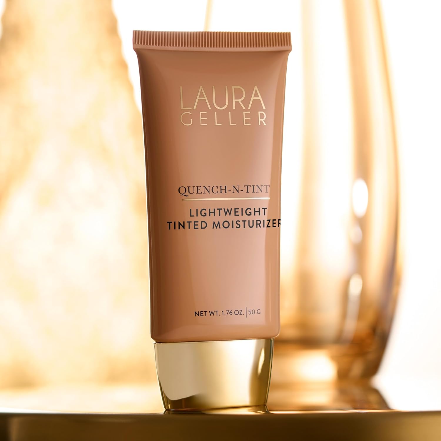 LAURA GELLER NEW YORK Quench-n-Tint Lightweight Tinted Moisturizer, Porcelain/Fair - Sheer to Light Buildable Coverage - Natural Glow Finish - Lightweight Formula with Hyaluronic Acid - Image 9