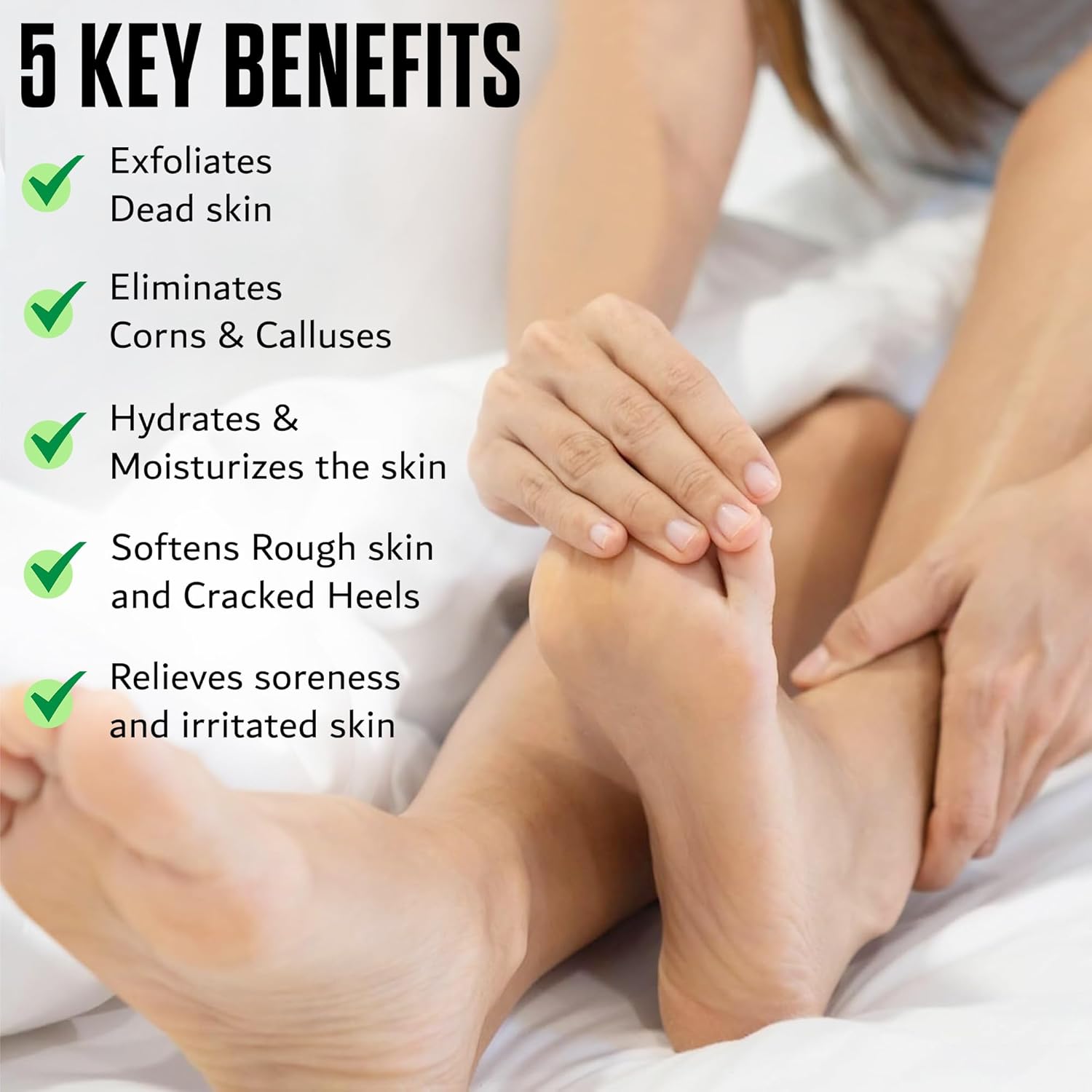 Tea Tree Oil Balm – Moisturizer for Dry Cracked Feet – Instantly Hydrates & Soothes Irritated Skin & Athlete's Foot – Best Care for Women and Men – Made in USA - Image 8