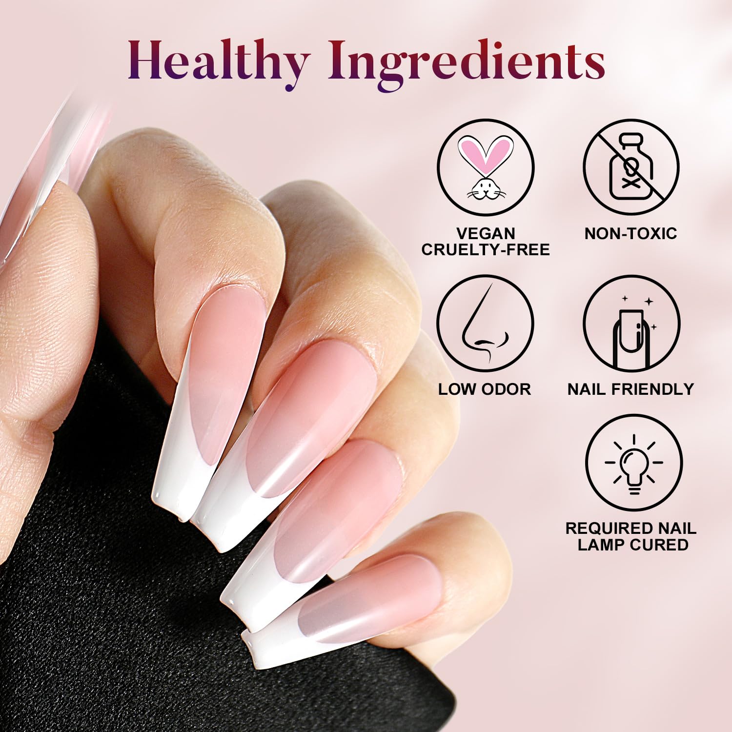 AIMEILI Gel Nail Polish Soak Off U V LED Nude Gel Polish - Rose Nude (022) 10ml - Image 5