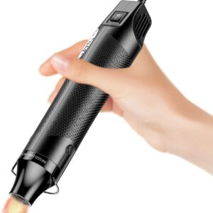 Heat Gun for crafts, 6.6ft Cable 300W Dual-Temperature Portable Hot Air Gun for DIY Craft Embossing, Shrink Wrapping PVC, Drying Paint, Clay, Rubber Stamp, Multi Function Hand-hold Heat Tools