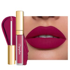 Magenta Lipstick Matte for Women Color Stay Long Lasting Lipstick Smudgeproof Liquid Lipsticks Cruelty Free Lip Color, DM07 Magenta Love