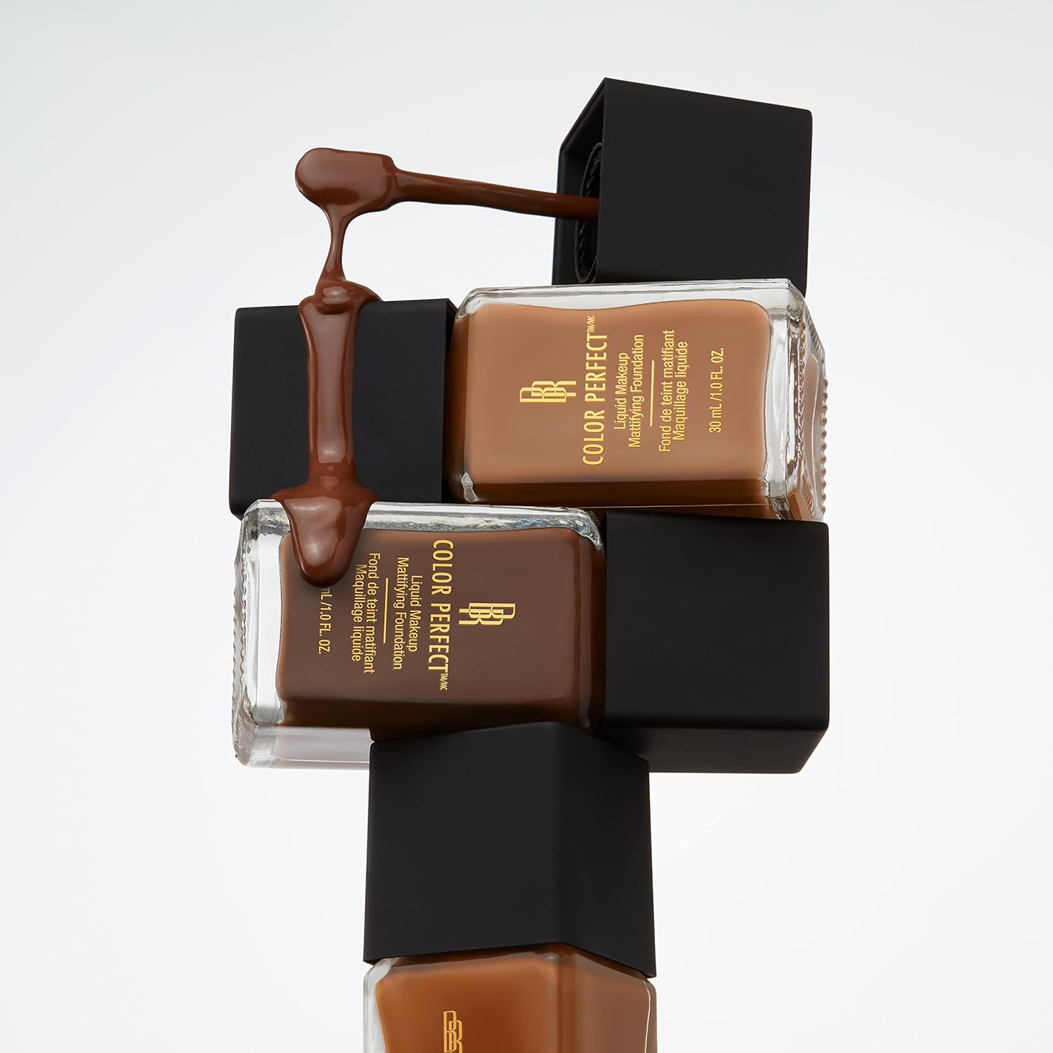 Black Radiance Color Perfect Liquid Full Coverage Foundation Makeup, Deep Amber, 1 Ounce - Image 5