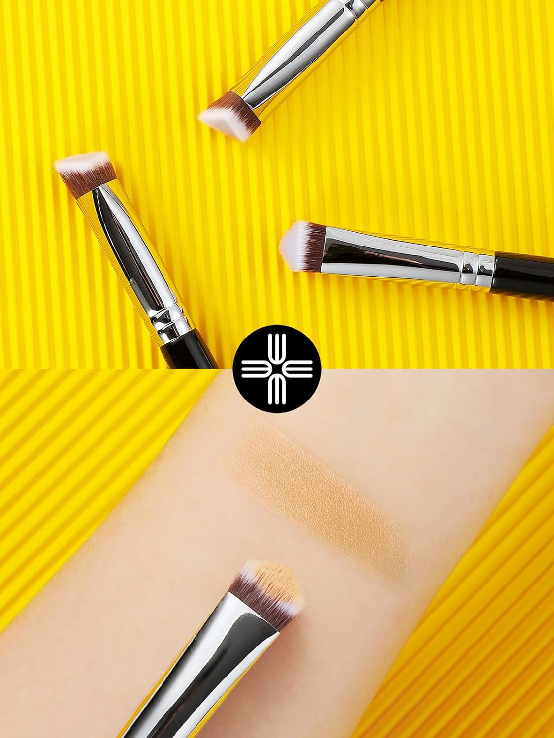 EIGSHOW Concealer Brush Under Eye, Small Triangle Brushes for Precise Coverage Dark Circles Blemishes Acne, Blending Cream and Liquid (F658) - Image 3