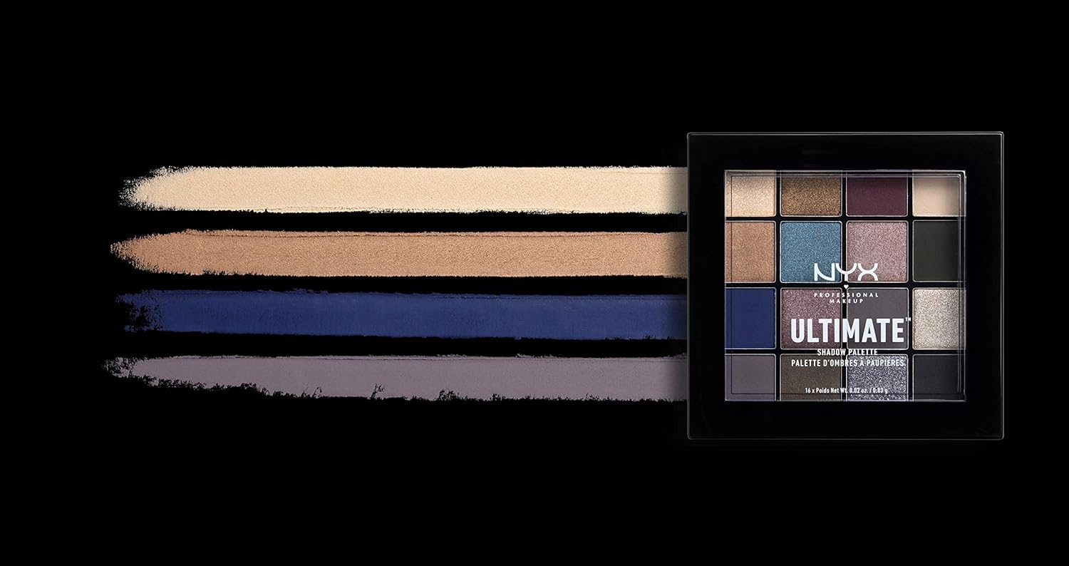 NYX PROFESSIONAL MAKEUP Ultimate Shadow Palette, Ash, 1 Count - Image 8