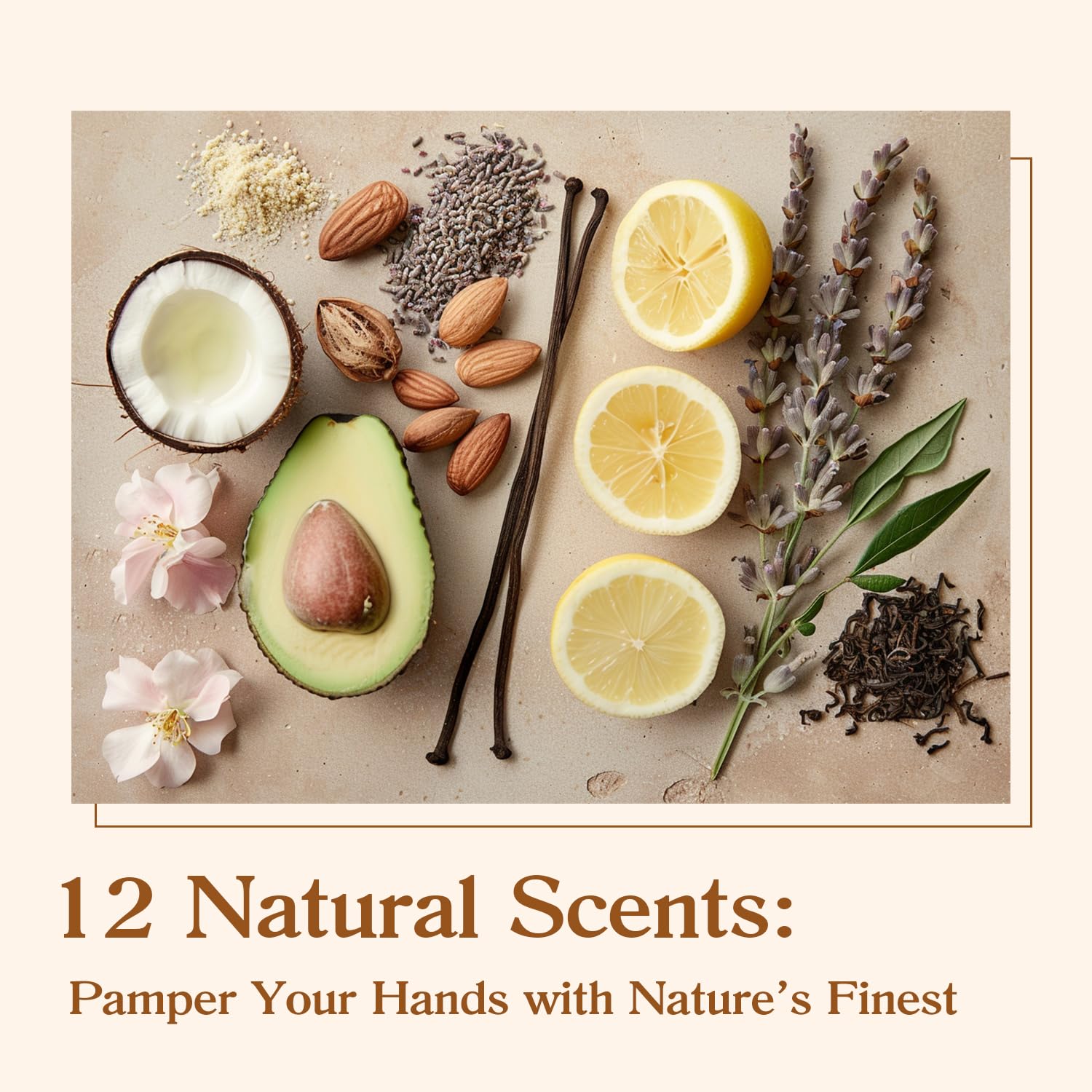 BODY & EARTH # LOVE 12 Pack Natural Plant Fragrance Moisturizing Hand Cream for Dry Hand Mini Hand Lotion Shea Butter Travel Size Hand Cream Set Gift for Women Mothers Day Gifts Bulk for Mom Gifts - Image 3