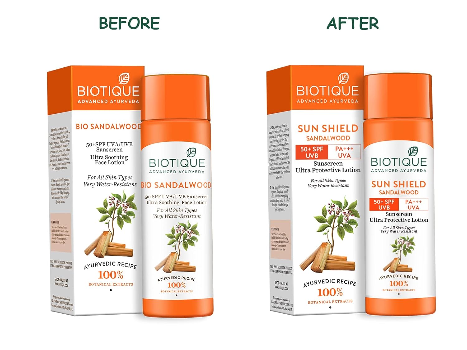 Biotique Sandalwood 50+ Spf Uva/Uvb Sunscreen Ultra Soothing Face Cream 120Ml/4.06Fl.Oz. - Image 11