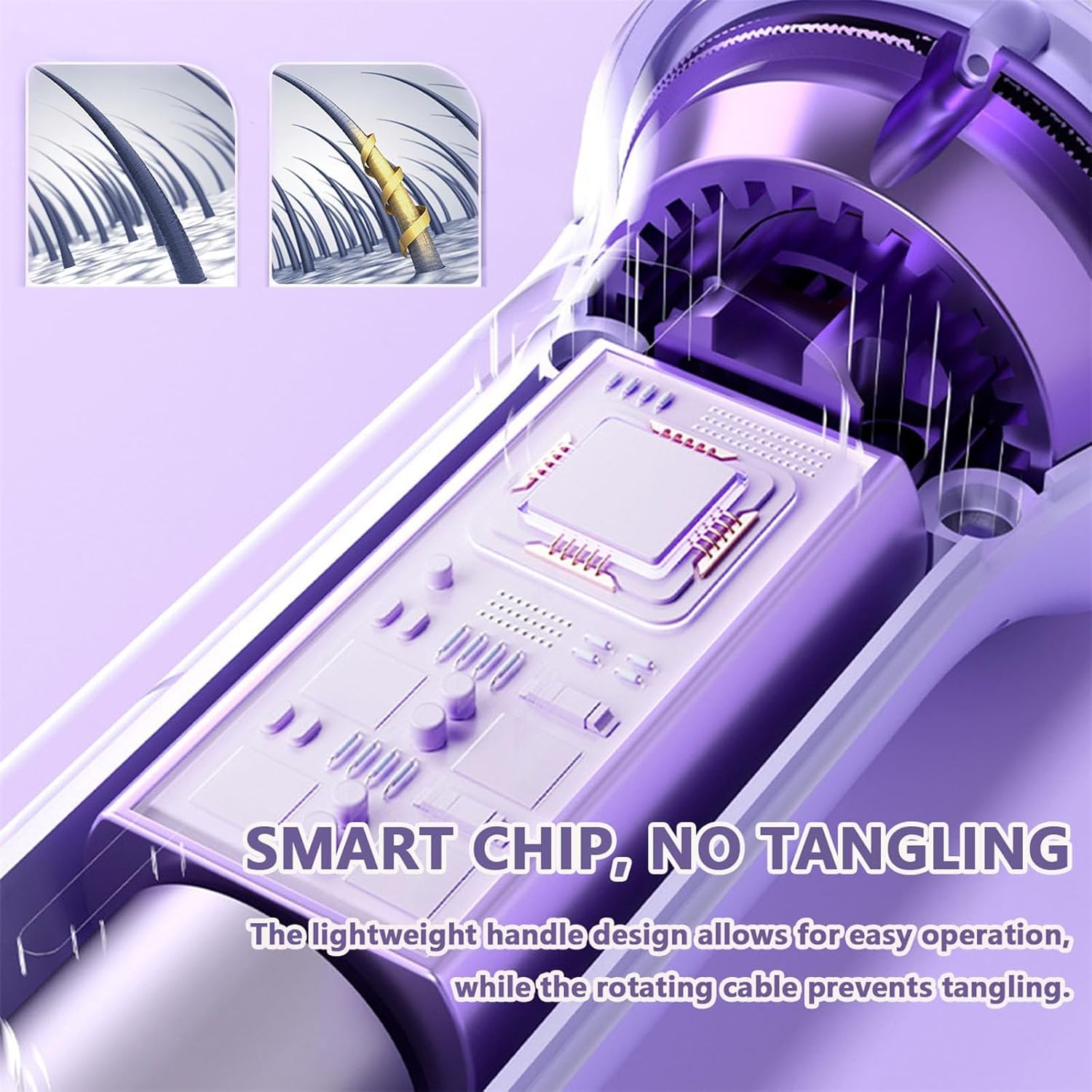 Adagio Hair Curler Device, Adagio Auto Curler, Adagio Auto Hair Curler, Adagio Autocurler, Adagio California Auto Curler, Automatic Curling Iron with 4 Temperature & 3 Timer-P - Image 4