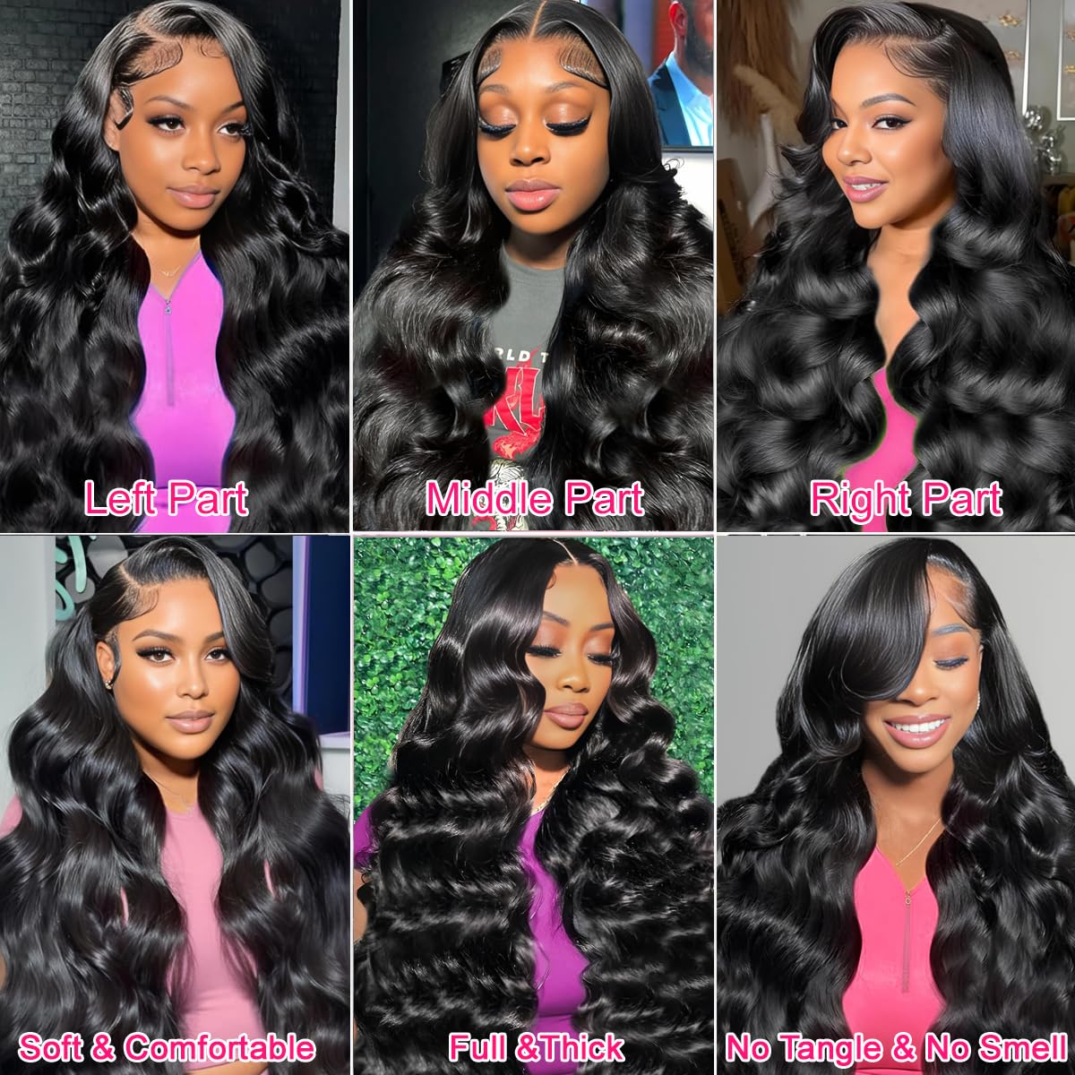 30 Inch 13x6 Lace Front Wigs Human Hair 200 Density Body Wave Lace Front Wigs Human Hair Pre Plucked Glueless Wig 13x6 HD Lace Frontal Wigs Human Hair for Women - Image 7