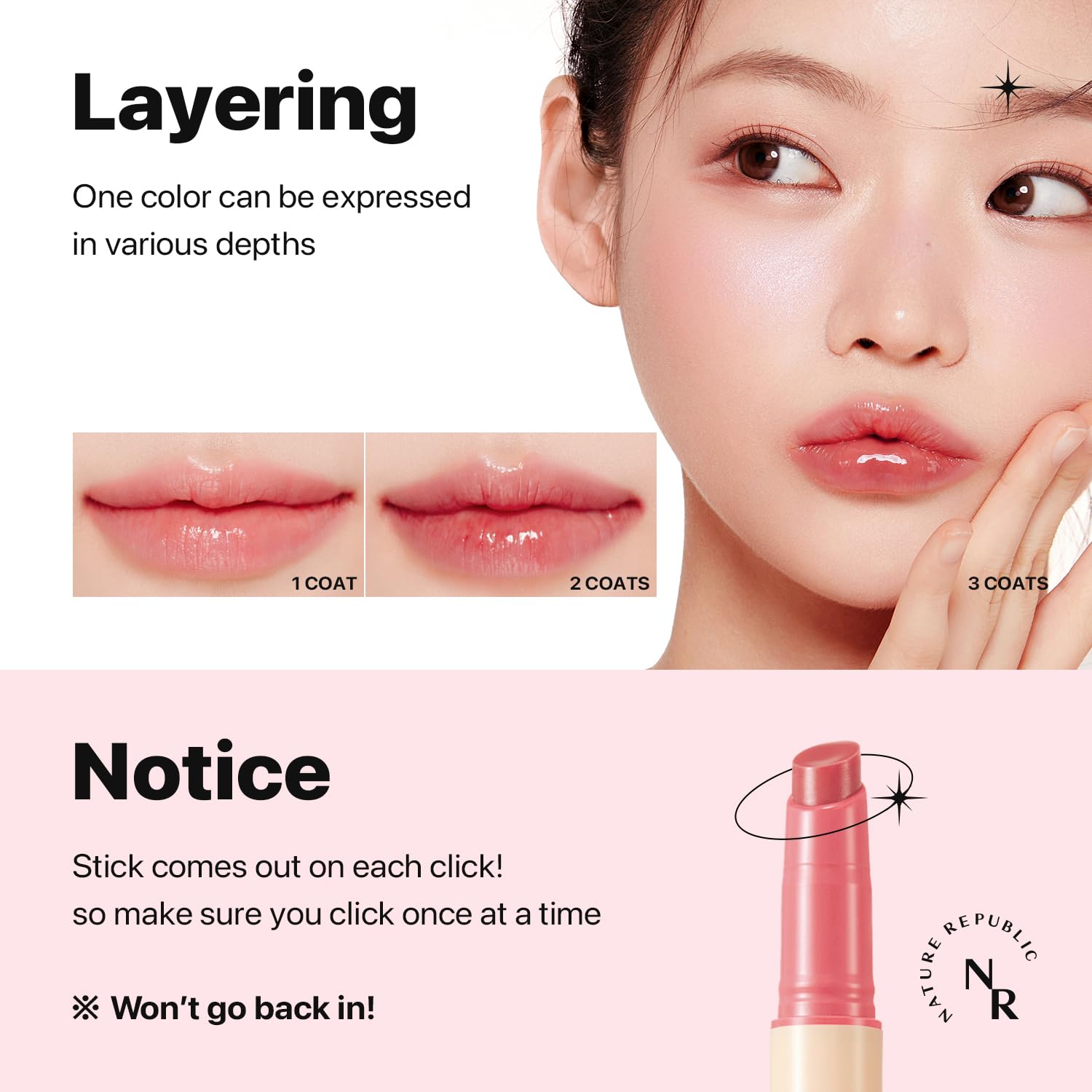 Nature Republic HONEY MELTING LIP (02 FIG) SOFT LIP STICK, Hydrating Gloss, Moisturizing balms, Sheer tint, Shine & Nude, Glowy Finish, korean make up - Image 5