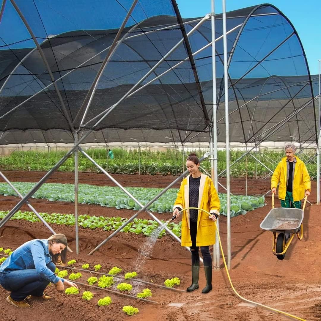 Shade Cloth for Garden Plants Greenhouse, 40-50% Sunblock Neting -for Outdoor Garden Lawn Plant Sun Shade Cloths for Kennel Chicken Coop Easier to Hang Net Cover - Image 5