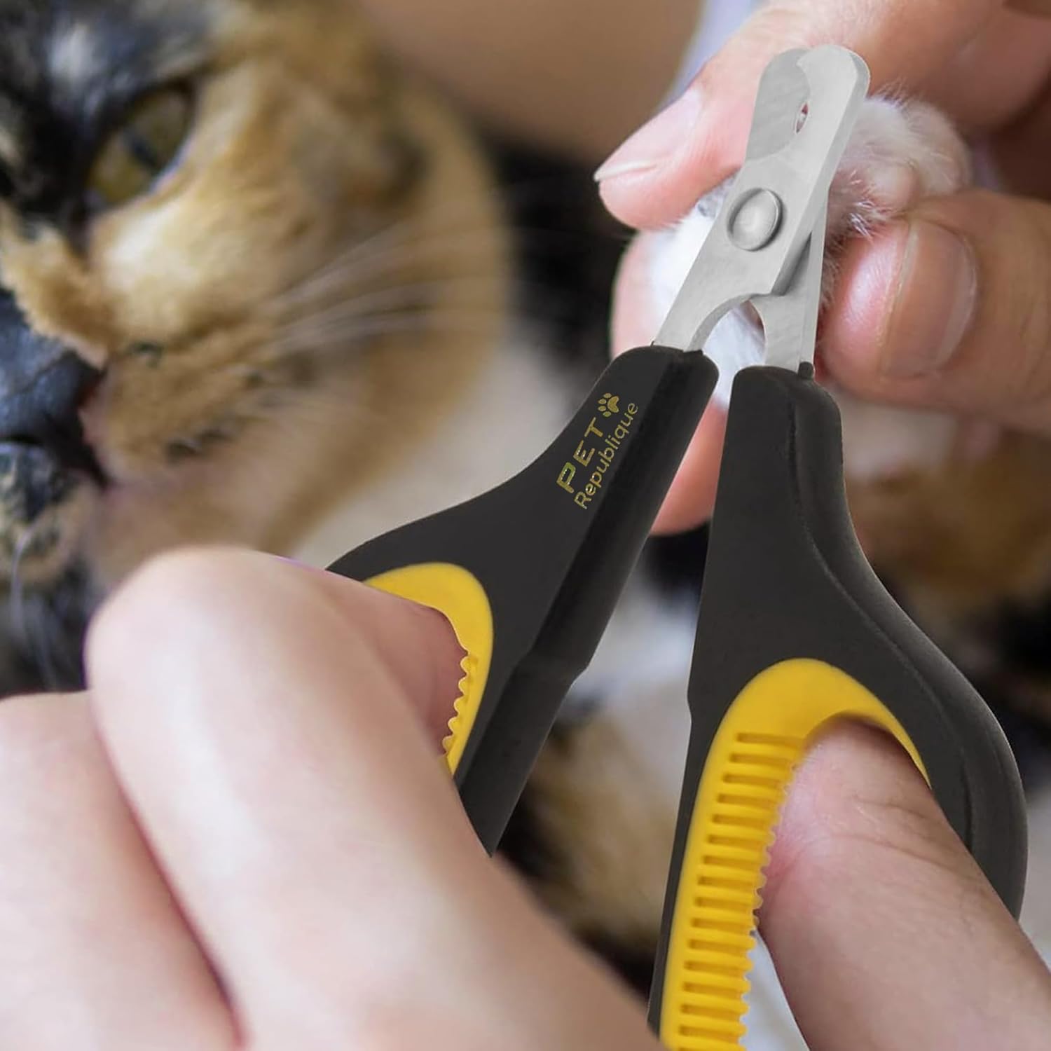 Cat Nail Clippers by Pet Republique – Professional Stainless-Steel Nail Clipper for Cats, Kittens, Hamster, Rabbits, Birds, & Small Breed Animals Claw Trimmer - Image 2