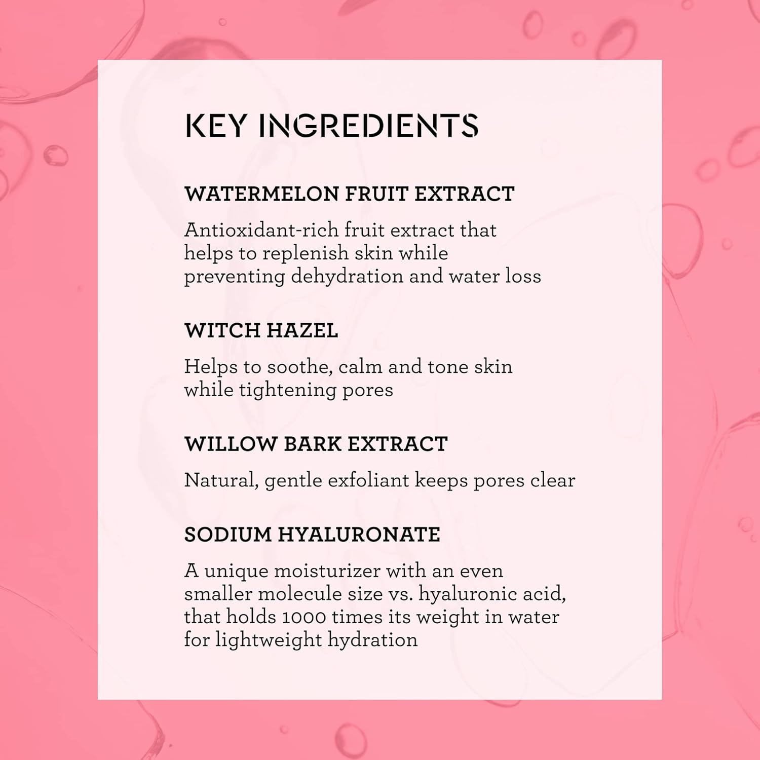 Bliss What a Melon Replenishing Watermelon Hyaluronic Acid Toner - 7 Fl Oz - Witch Hazel & Willow Bark - Hydrates, Refreshes and Energizes Tired Skin - Clean - Vegan & Cruelty-Free - Image 3