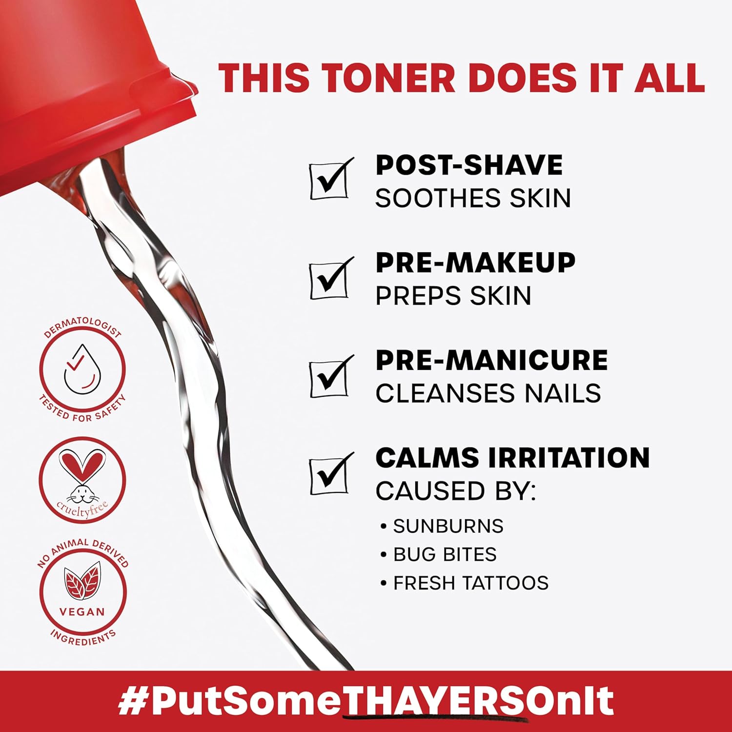 THAYERS Alcohol-Free Witch Hazel Facial Toner with Aloe Vera, Cucumber, Trial Size, 3 Ounce - Image 2