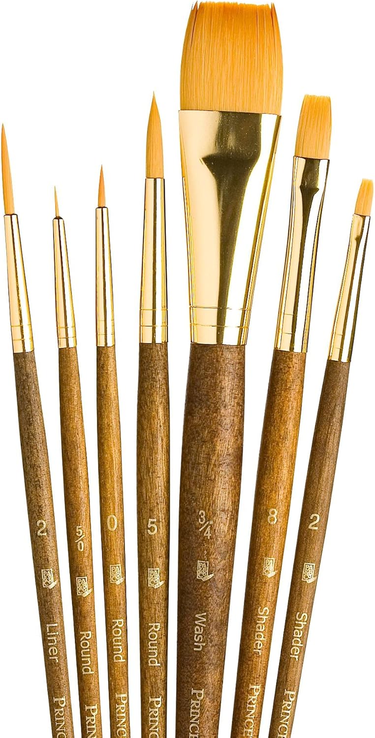 Princeton RealValue Paintbrush, Brown