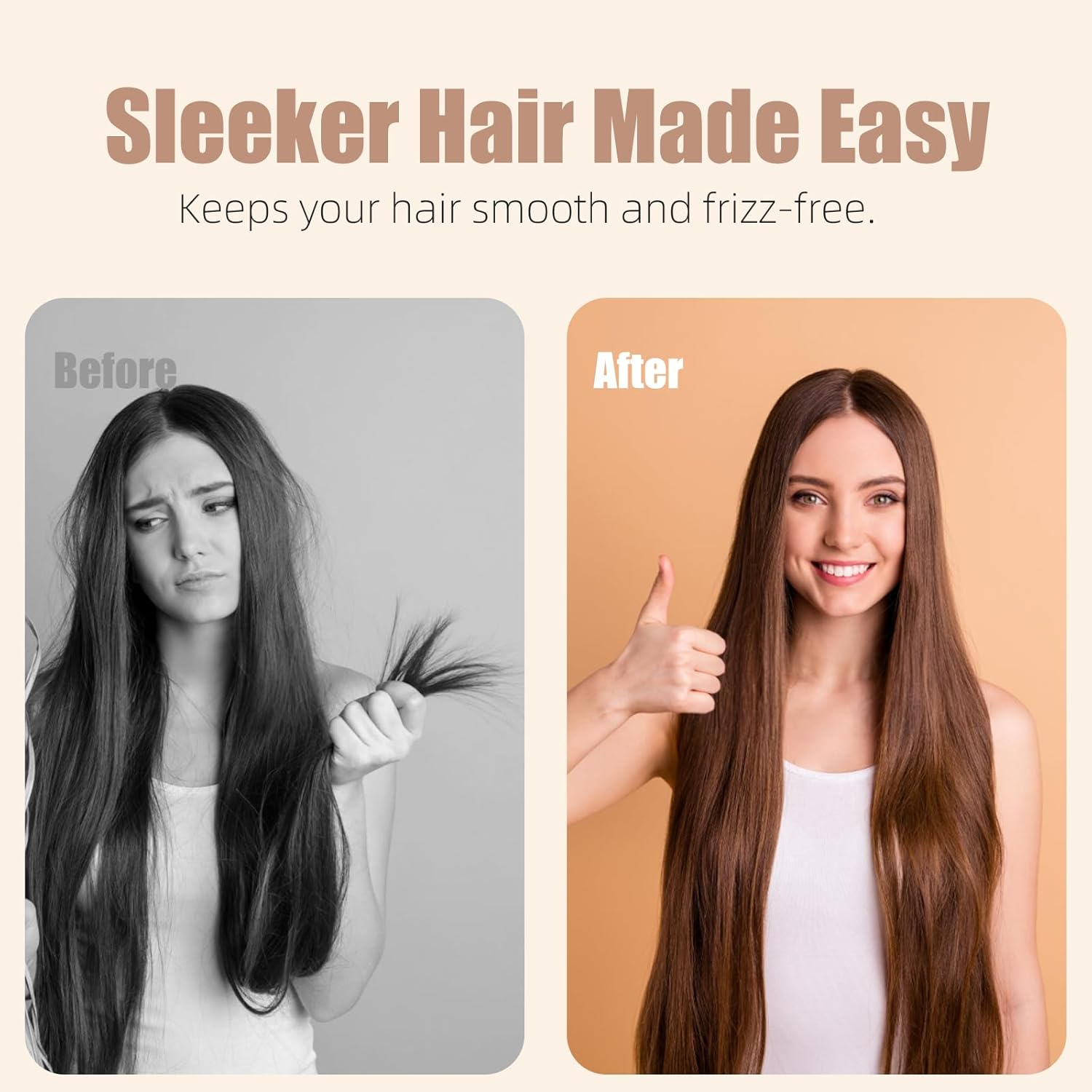 Boar Bristle Hair Brush - 100% Soft Natural Bristles for Women Men Kids Restore Shine and Fine - Wooden Hairbrush with Plastic Tail Comb for Short Thin Dry Hair - Image 3