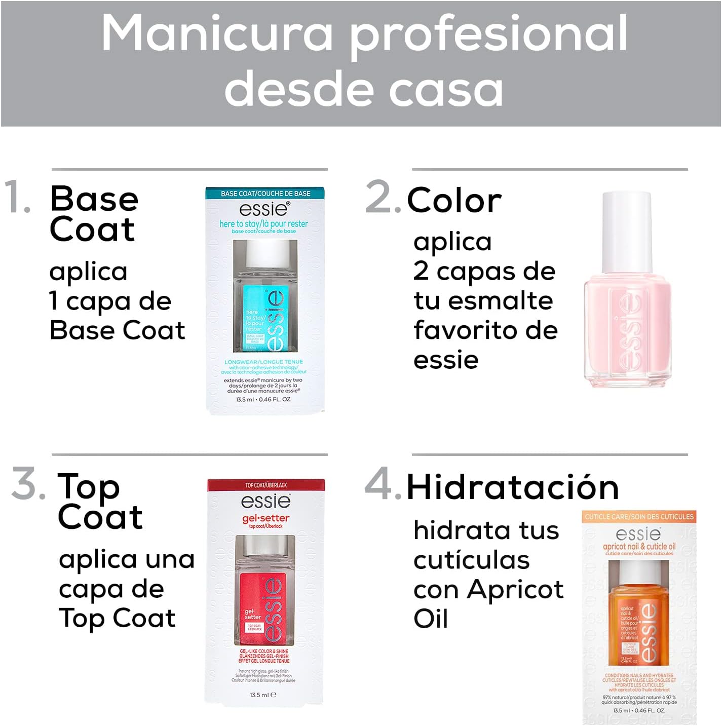 Essie Clothing Optional 0.5 oz #1129 - Image 6