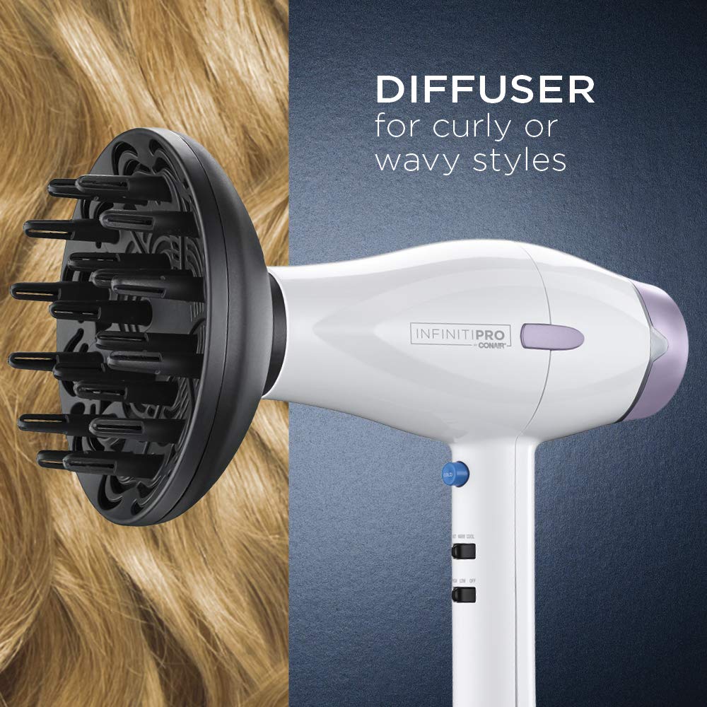 INFINITIPRO BY CONAIR 1875 Watt Advanced Ceramic Hair Dryer with Heat-Sense Technology - Image 9