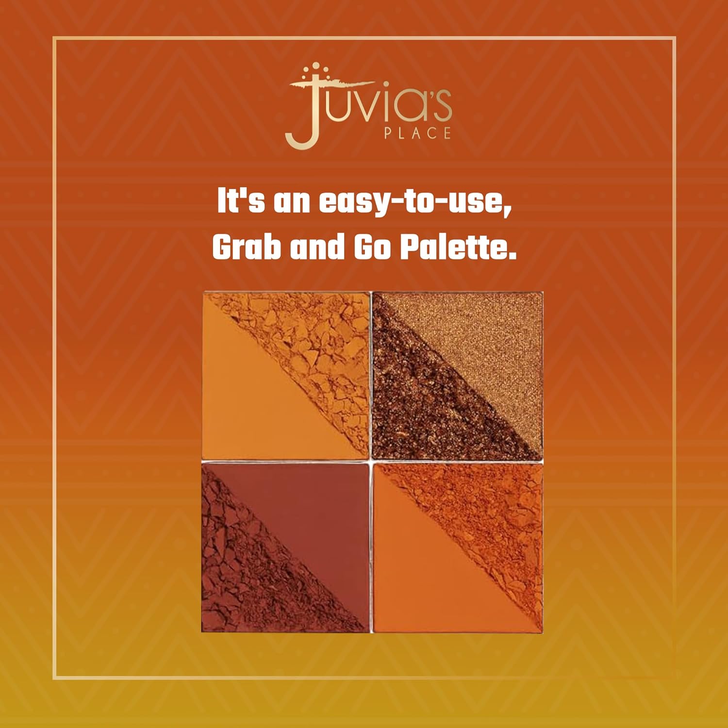 Juvia's Place Rebel Quad Honey Eyeshadow Palette - Shades of 4, Professional Eye Makeup, Pigmented Makeup Palette for Eye Color & Shine, Pressed Eyeshadow Cosmetics - Image 2