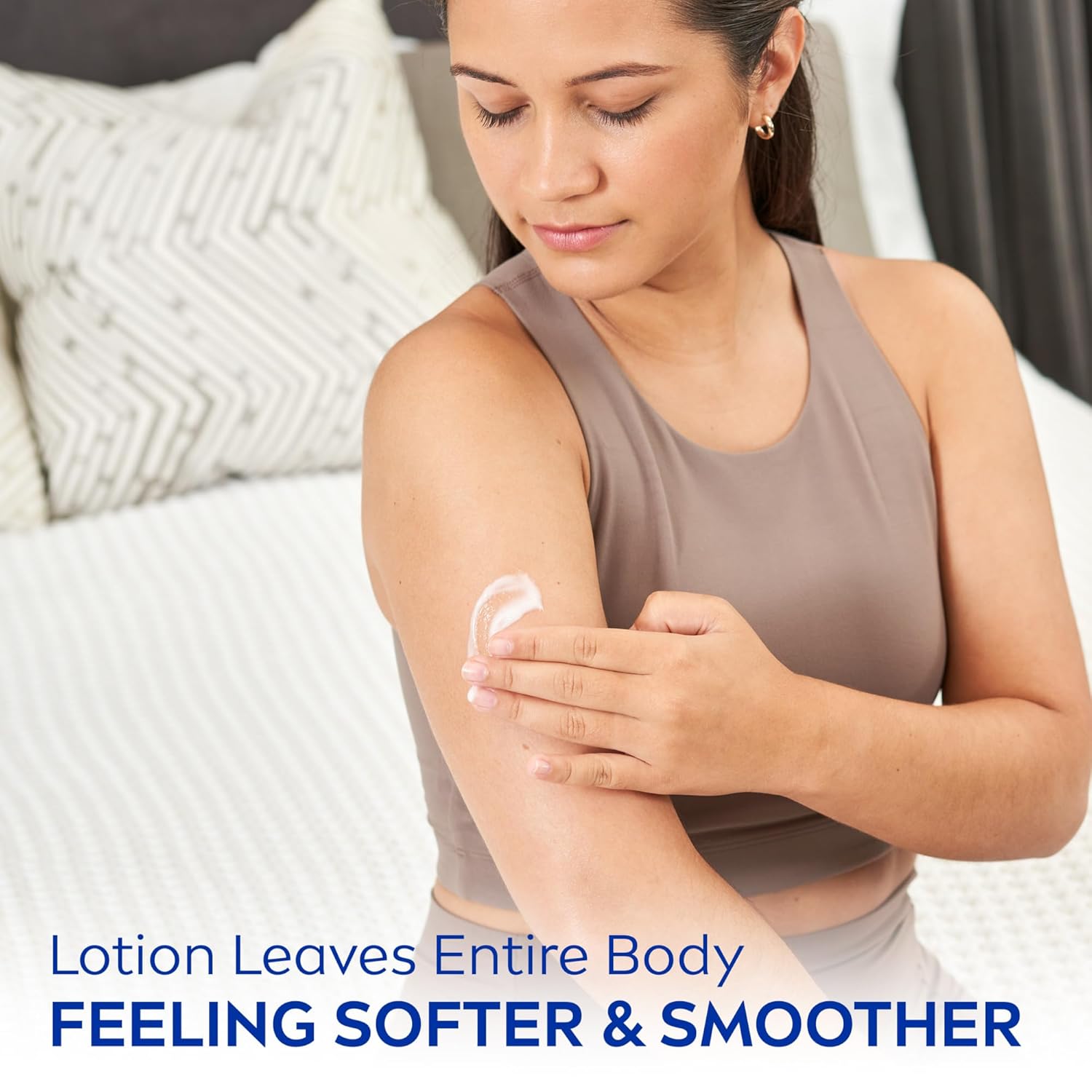 NIVEA Sheer Hydration Skin Firming Body Lotion (16.9 Fl Oz) + Skin Firming & Toning Body Gel Cream with Hyaluronic Acid (6.7 Oz), Enriched with Q10 and Vitamin C - Image 9