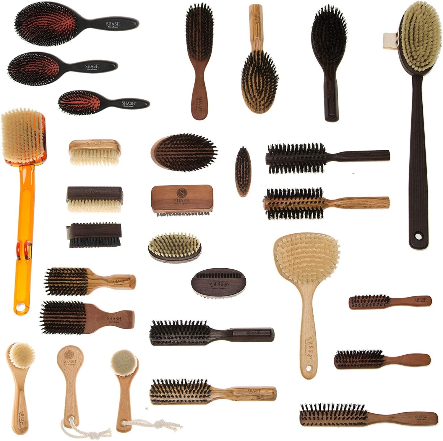 Since 1869 Hand Made in Germany - Sustainable Exfoliating Face Brush, Scrub Cleansing Brush, Exfoliates Skin to Help Reduce Flaking, Fine Lines, Supports Glowing Complexion (Medium Horse Hair Bristle) - Image 7