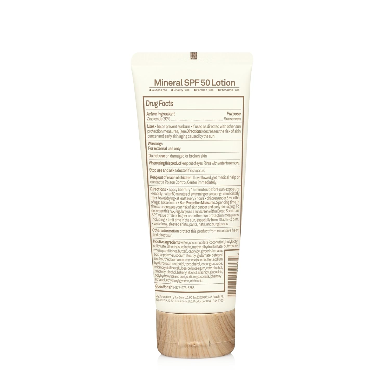 Sun Bum Baby Bum SPF 50 Sunscreen Lotion with Mineral UVA/UVB Face and Body Protection for Sensitive Skin - Fragrance Free - Travel Size - 3 FL OZ - Image 2