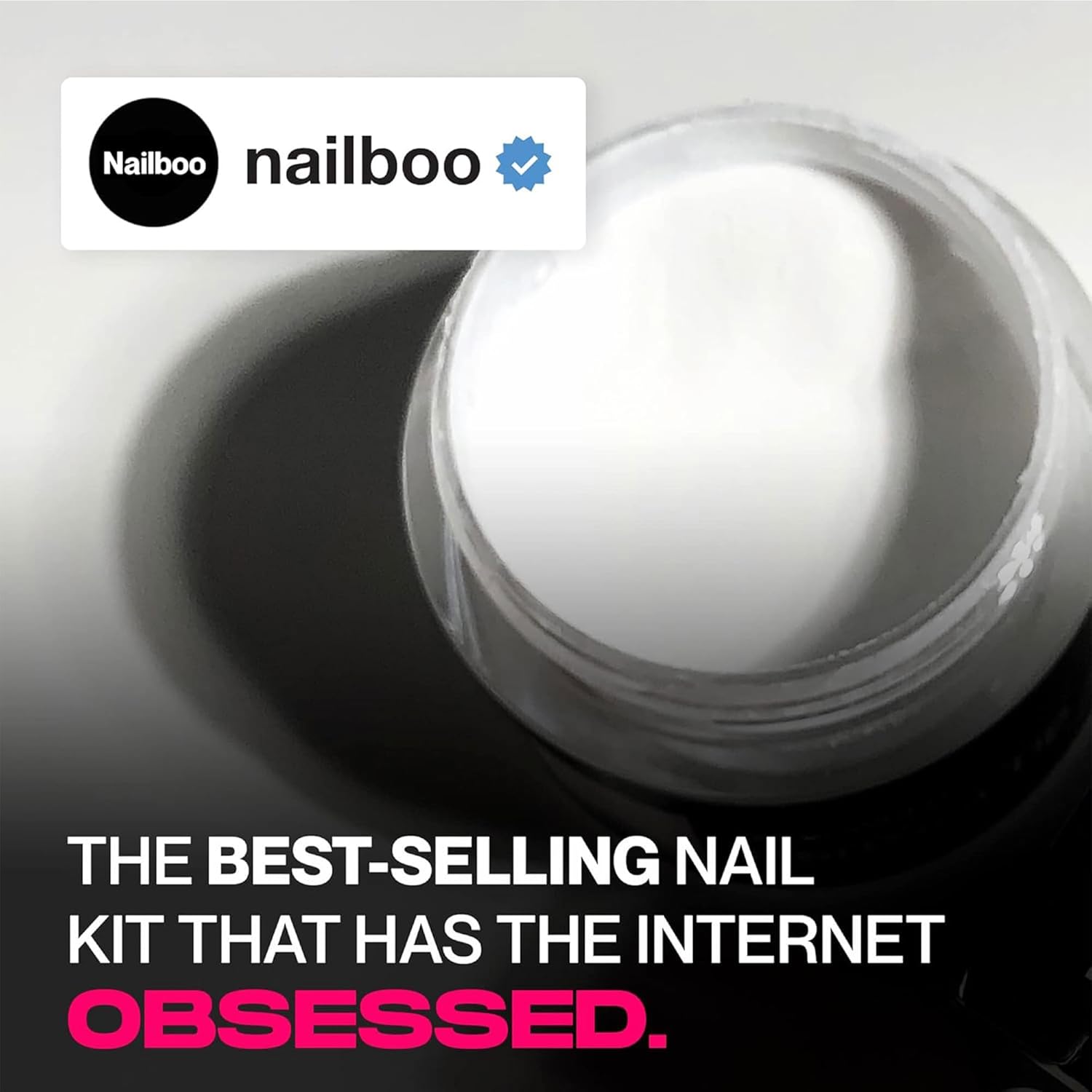 Nailboo Here's a Tip Premium Dip Nails Starter Kit, Nail Powder Dip Kit for DIY At Home Manicure, Includes Dipping Powder and Liquids, White - Image 2