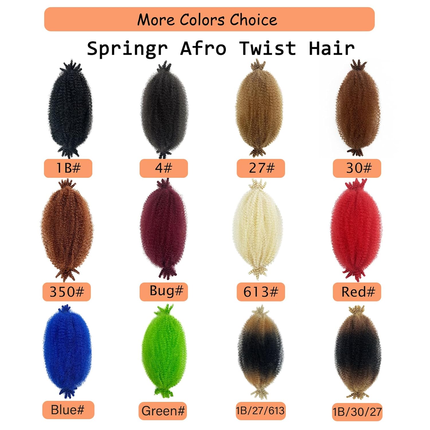 3 Packs Marley Twist Braiding Hair, 12 Inch Pre-Separated Springy Afro Twist Hair Kinky Twist Crochet Hair Braids for Distressed Soft Locs Spring Twist Hair for Women (12 Inch (Pack of 3), 1B) - Image 5