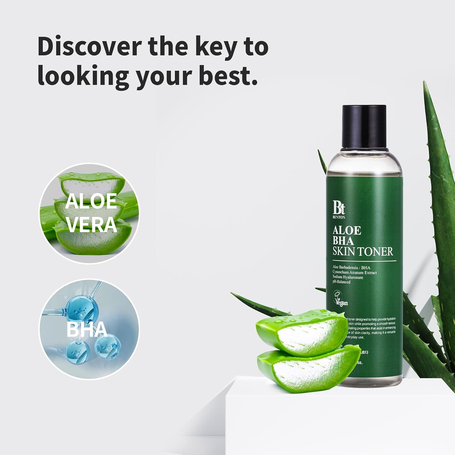 BENTON Aloe Skin Toner - Hydrating Face Toner for Oily & Dry Skin (6.76 fl. oz. / 200ml) - Image 3