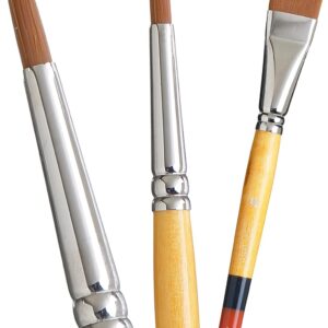 Princeton Snap! 9650SET-2 SNAP Brush Round 6 4 Stroke 34IN, Multicolor