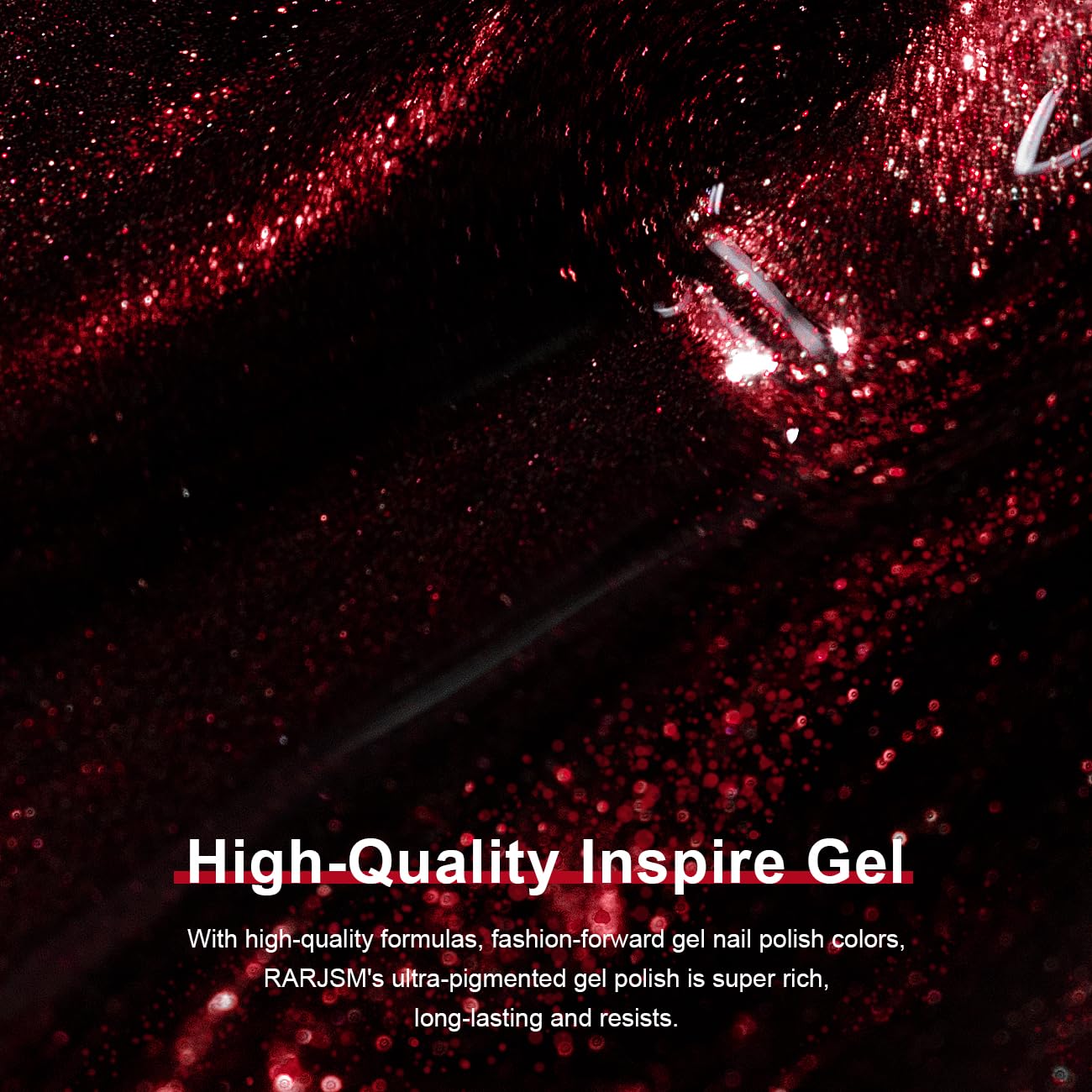RARJSM Burgundy Cat Eye Gel Nail Polish Diamond Dark Black Red Cateye Velvet Glitter Gel Polish 15ml Single Bottle with Magnet Stick UV LED Curing Requires Soak Off for Home Salon Christmas Manicure - Image 6