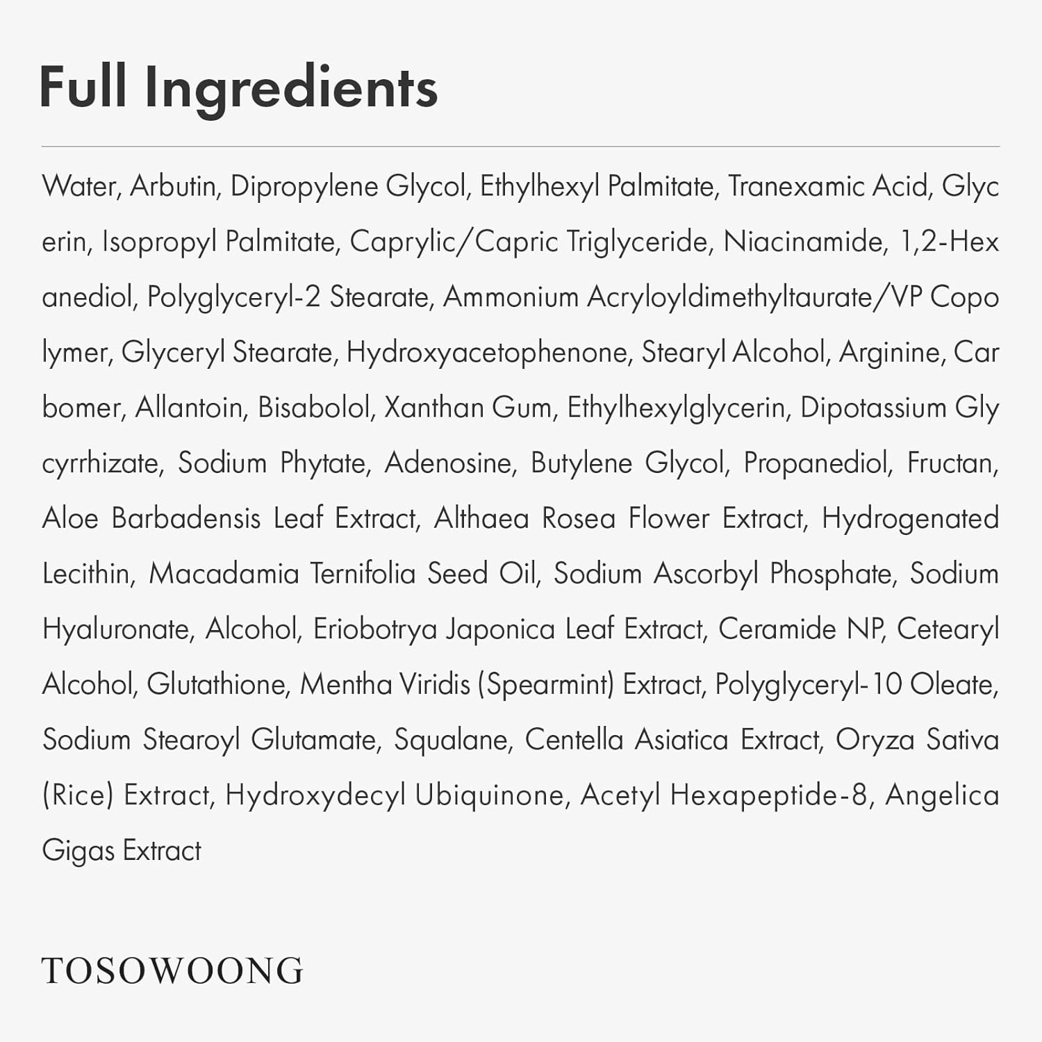Arbutin 7% + Tranexamic Acid 4% Cream, 70,000ppm Arbutin, 40,000ppm TXA, Niacinamide, Glutathione, Dark Spots, Freckle, Blemishes, Pigmentation, Korean Skin Care, 50ml, 1.69 fl.oz. - Image 6