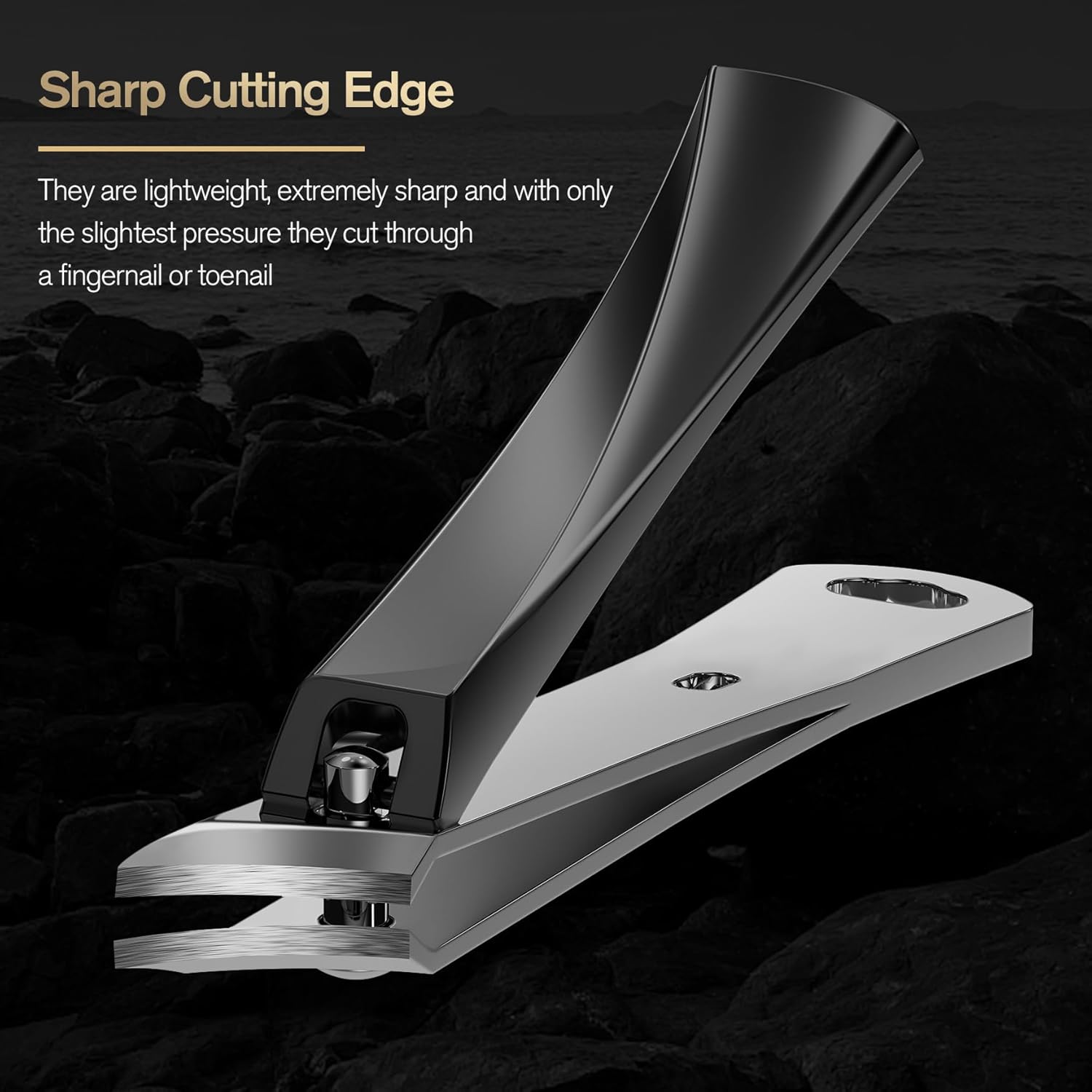 FERYES Ingrown Nail Clipper - Slant Curved Blade Nail Clipper for Thick Toenails and Ingrown Nails, Podiatrist Toenail Clippers for Seniors and Men - Image 6