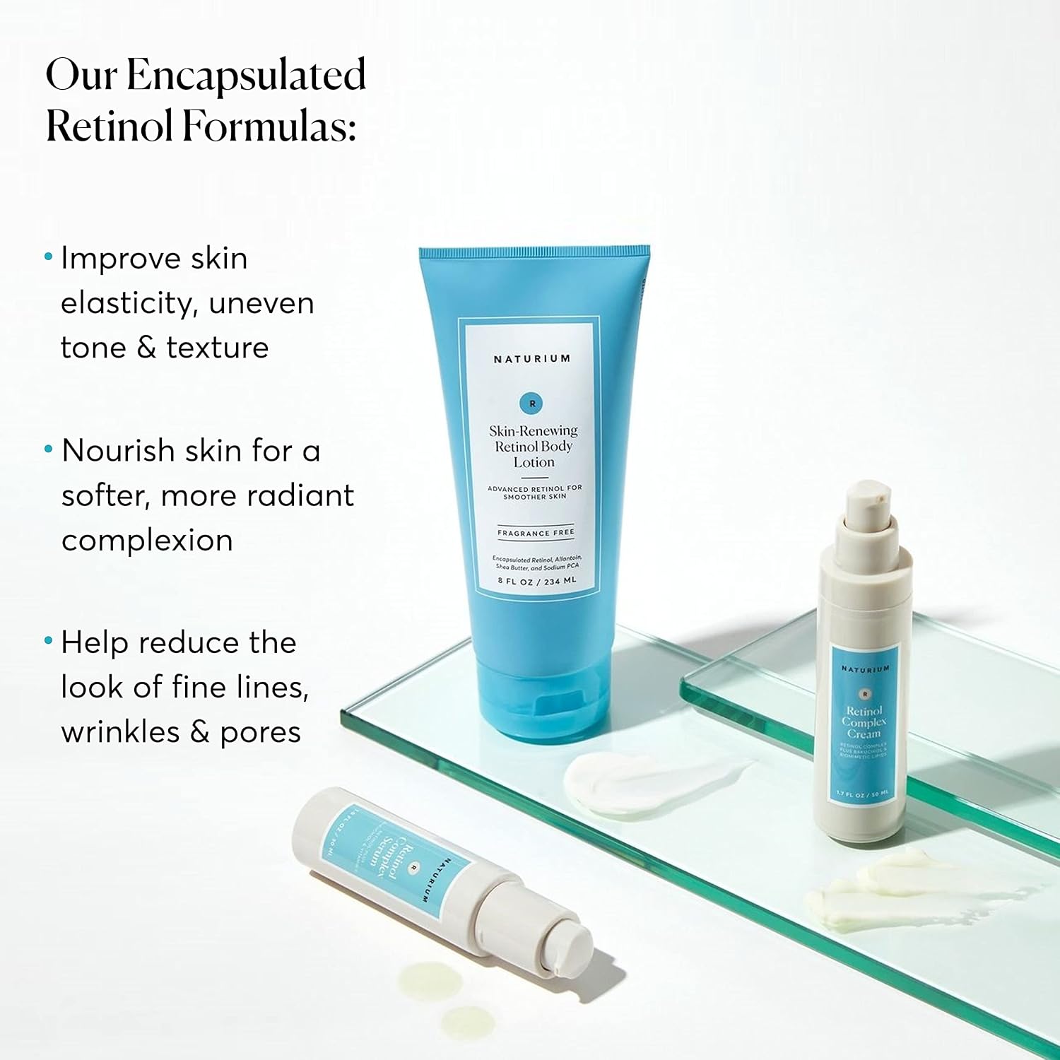 Naturium Skin-Renewing Retinol Body Lotion, Advanced Firming Anti-Aging Skin Care, with Encapsulated Retinol & Shea Butter, 8 oz - Image 6