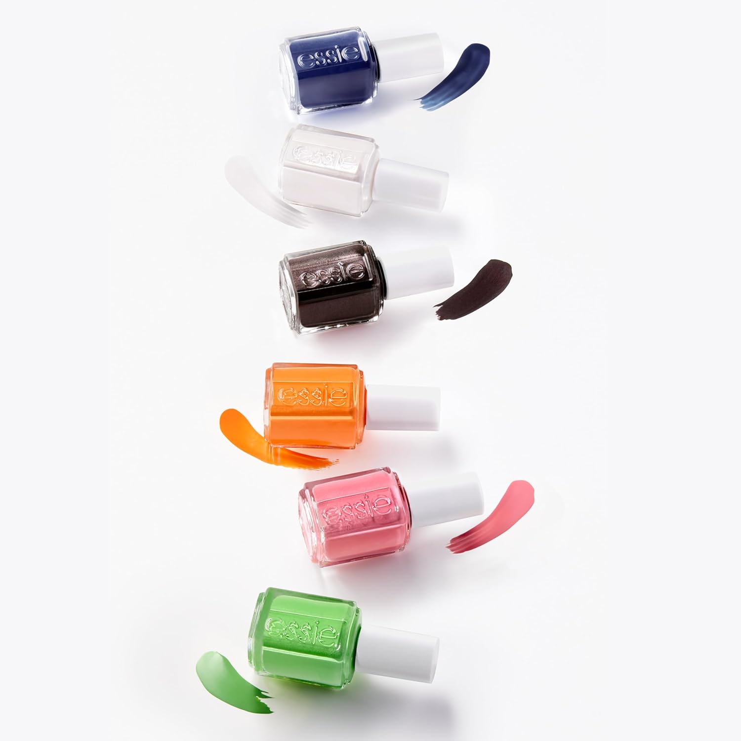essie Nail Polish, Salon-Quality White Nail Polish, Be Them All, Vegan, Stay Fluid, 0.46 fl oz - Image 4