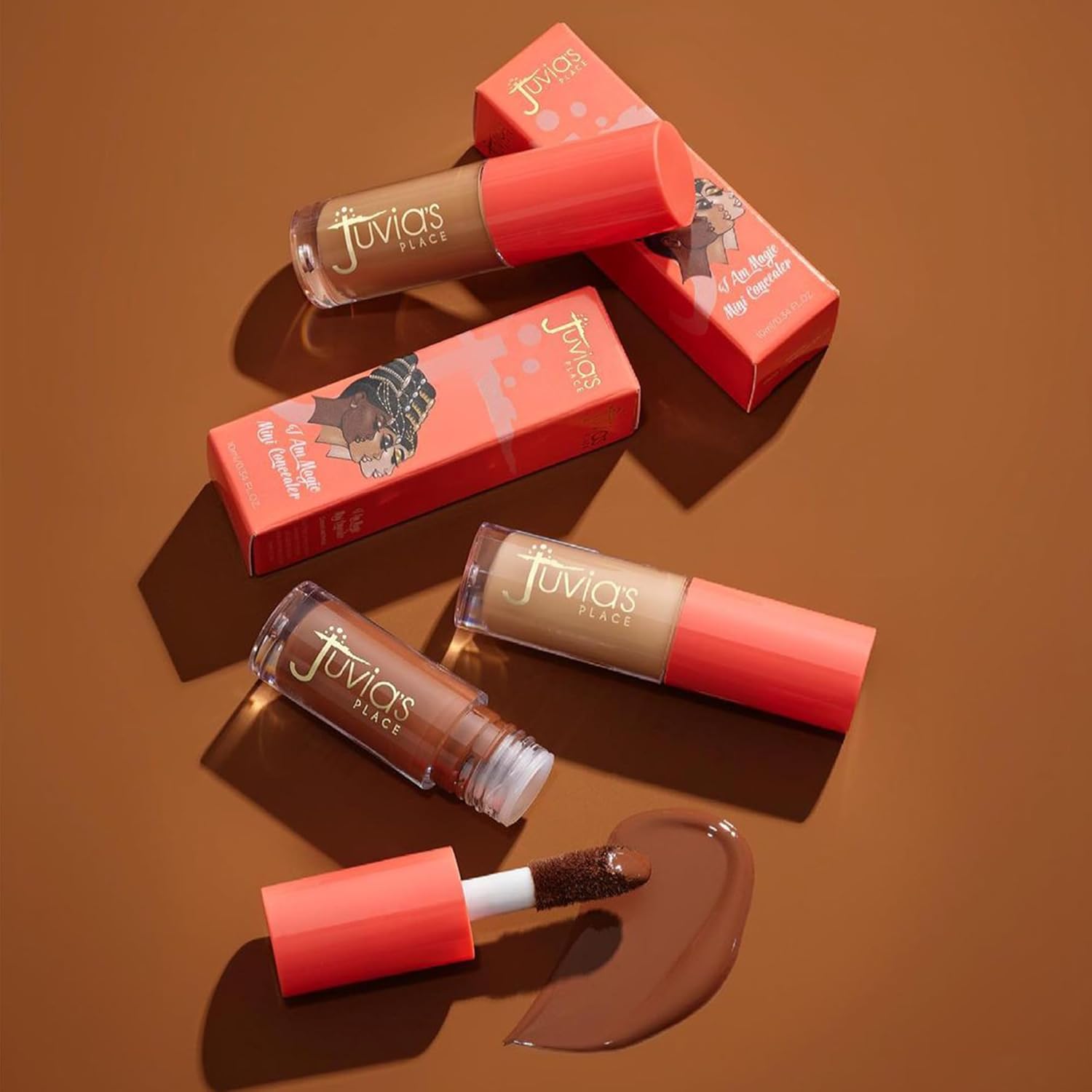 Juvia's Place I Am Magic Liquid Concealer - J22 Light w/Warm Golden Undertone/0.34 fl oz, Full Coverage, Hydrating, Waterproof, Long Wear - Image 5