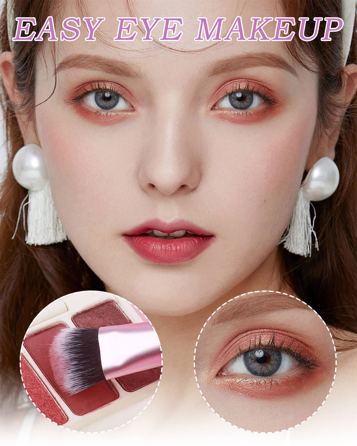 10 Pcs Travel Makeup Brush Set Black Mini Makeup Brushes with Makeup Brush Pouch Portable Foundation Powder Concealers Eye Shadows Makeup Set Professional Makeup Brush Set - Image 3