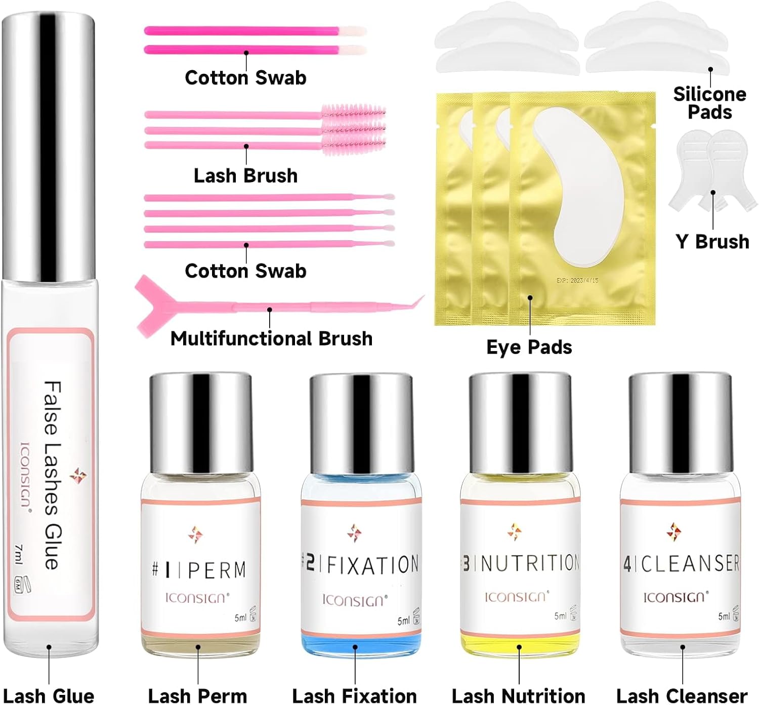 Lash Lift Kit, Eyelash Perm Kit, Professional Eyelash Curling Lash Extension Set, Glue Upgraded Version, Lash Extensions, Lash Curling, Semi-Permanent Curling Perming Wave Suitable For Salon - Image 2