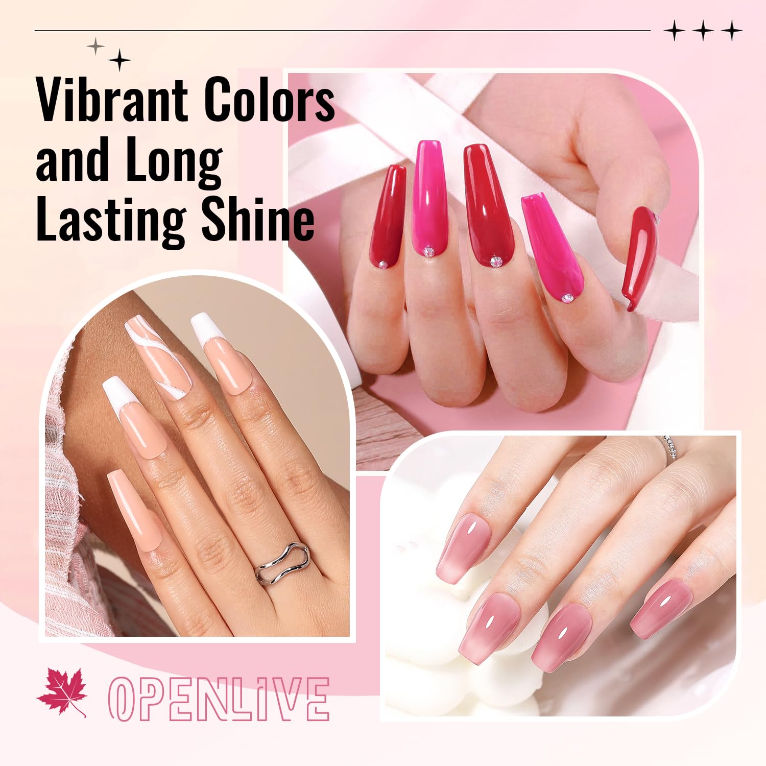 12 PCS Nail Polish Set With 10 Colour Combo, 2 PCS Base And Top Coat,Fast Drying Nail Polish For Home DIY And Beginners. - Image 6