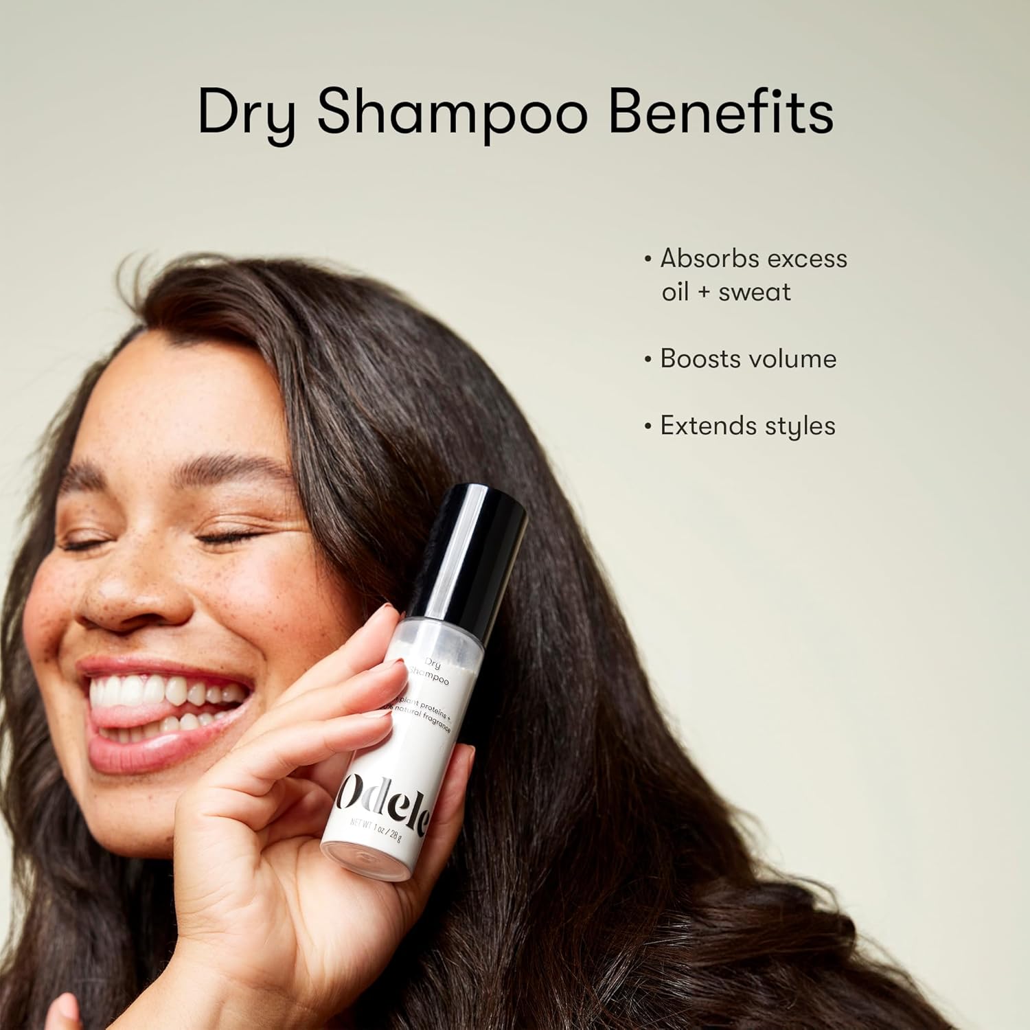 Dry Shampoo, Oil-Absorbing Powder to Revive Volume for All Hair Types & Textures, 1 oz - Image 4