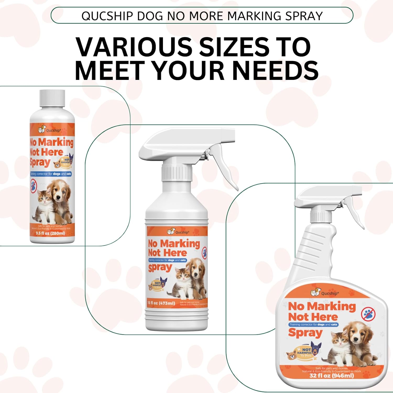 Qucship Safe and Effective Dog Stay Away Spray for Indoor Training - Eeay to use-32oz - Image 7