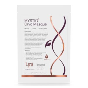 Lira Clinical MYSTIQ Cryo Masque - Face Cooling Mask with Glycerin & Fruit Extracts for Collagen Induction Therapy Recovery - Mask for Redness, Soothing & Anti-Aging - 0.1 oz