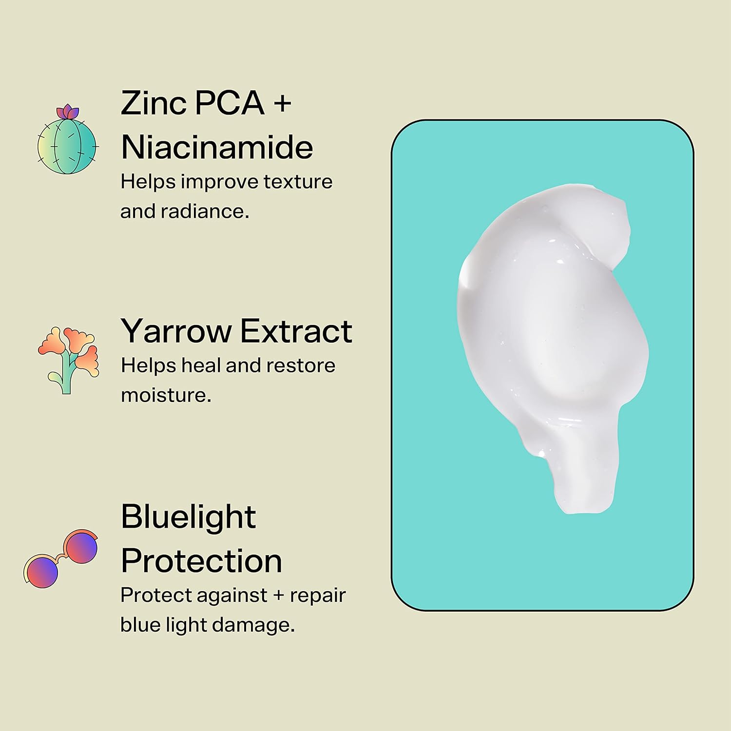 Bubble Skincare Level Up Balancing Face Moisturizer - Hydrating Gel Moisturizer Formulated with Zinc PCA + Niacinamide for Improved Texture & Radiance - Skin Care for Oily or Combination Skin (50ml) - Image 5