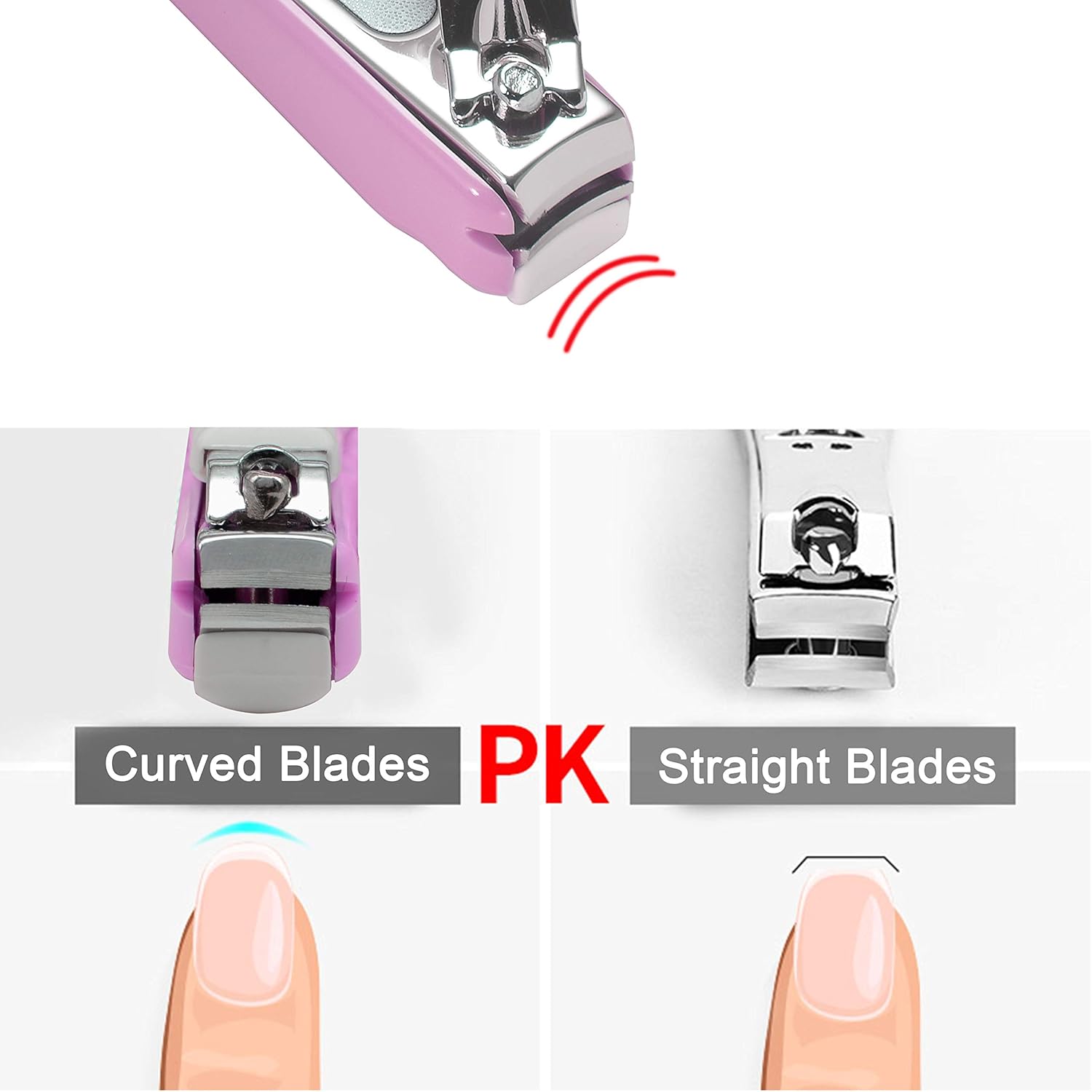 PAFASON Baby Safety Nail Clipper with Nail Catcher and Baby Glass Nail File, Czech Float Glass, Stainless Steel, Ideal Shower Gift for Young Children, Infant, Newborns, Babies,Toddlers - Image 3