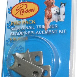 Resco Pro Pack, 6 Blade Replacement Nail Clipper Blades, Fits in All Resco Guillotine Trimmers