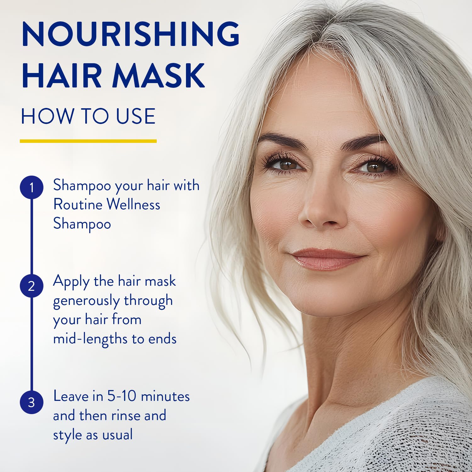 Routine Wellness Deep Conditioning Hair Mask for Dry Damaged Hair - Hydrating, Moisturizing Repair Treatment - Promotes Fullness - Gardenia 8oz - Image 4