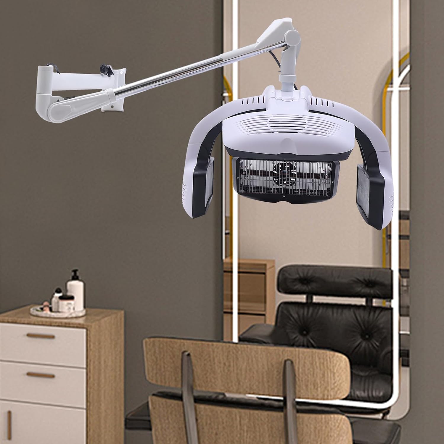 Professional Wall-Mount Standing Hair Dryer with LCD Display, 1250w Perm Color Processor Dryer Hair Hood Dryer Hair Salon Equipment - Image 3