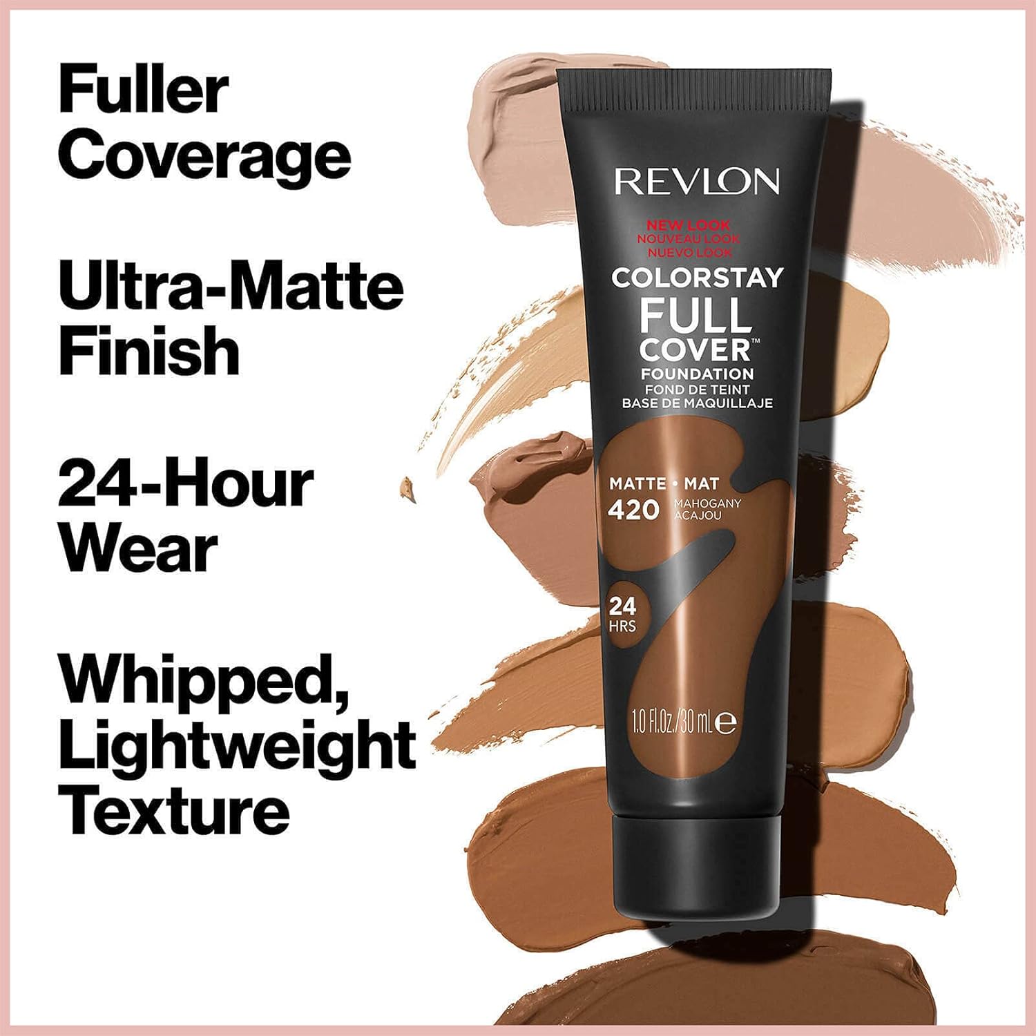 Revlon Liquid Foundation, ColorStay Face Makeup for Normal and Dry Skin, Longwear Full Coverage with Matte Finish, Oil Free, Medium Beige, 1.0 Fl Oz - Image 4