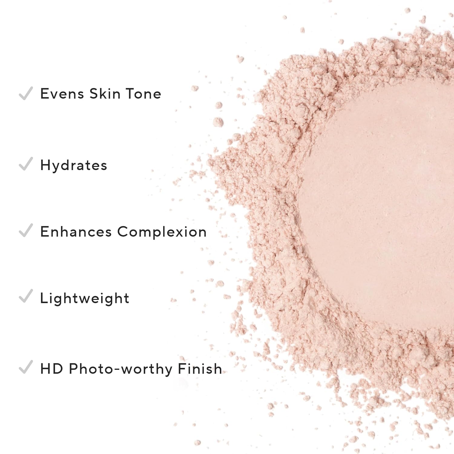 Mirabella Pure Press Powder Foundation Makeup, HD Finish Buildable Mineral Foundation for Sensitive Skin and All Skin Types with Age-Defying Benefits, Jojoba and Triglyceride, Original Fair I - Image 2